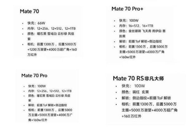 HUAWEI Mate 70 Pro 内存与存储配置怎样？是否可扩展？-红绒网