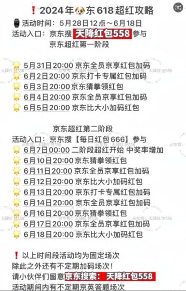 618活动是几号开始的 今年618活动什么时候开始-红绒网